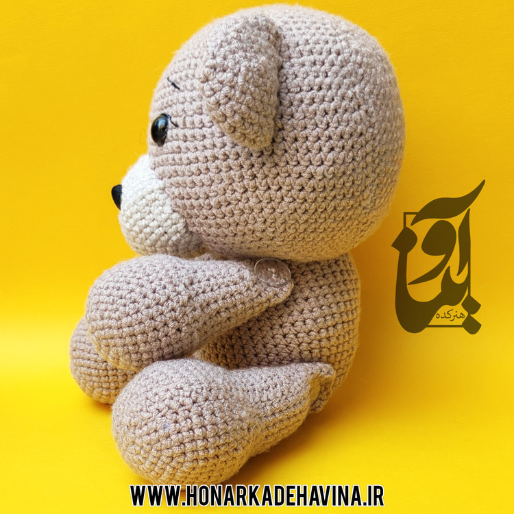 خرید و قیمت عروسک بافتنی خرس / دستباف /درجه یک /بدون واسطه از تولید کننده / کد 4