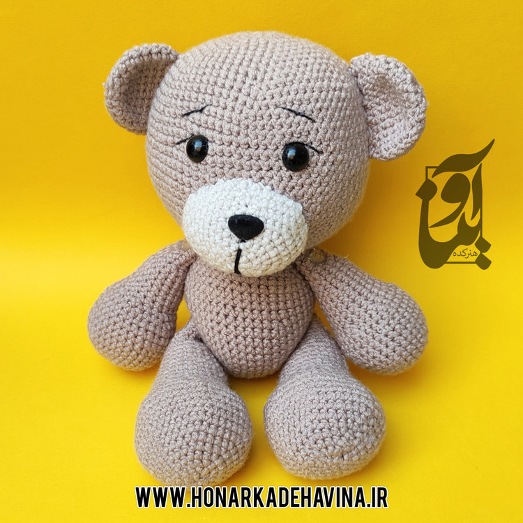 خرید و قیمت عروسک بافتنی خرس / دستباف /درجه یک /بدون واسطه از تولید کننده / کد 4